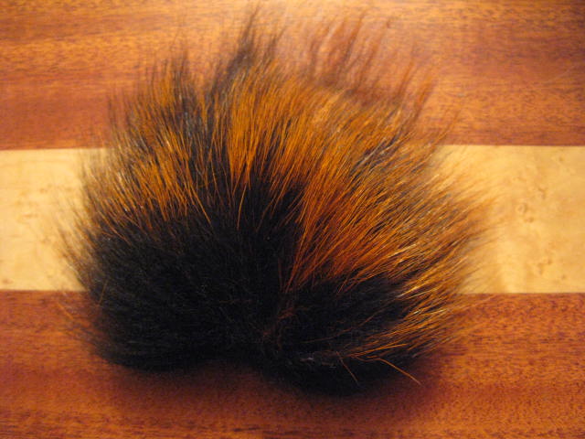 ��� ������������ ����� �����-���������/ arctic fox fur black-orange